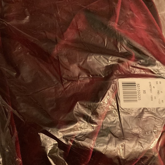 Velvet Sweetheart Neckline Strapless Midi Sheath Dress - Picture 5 of 11